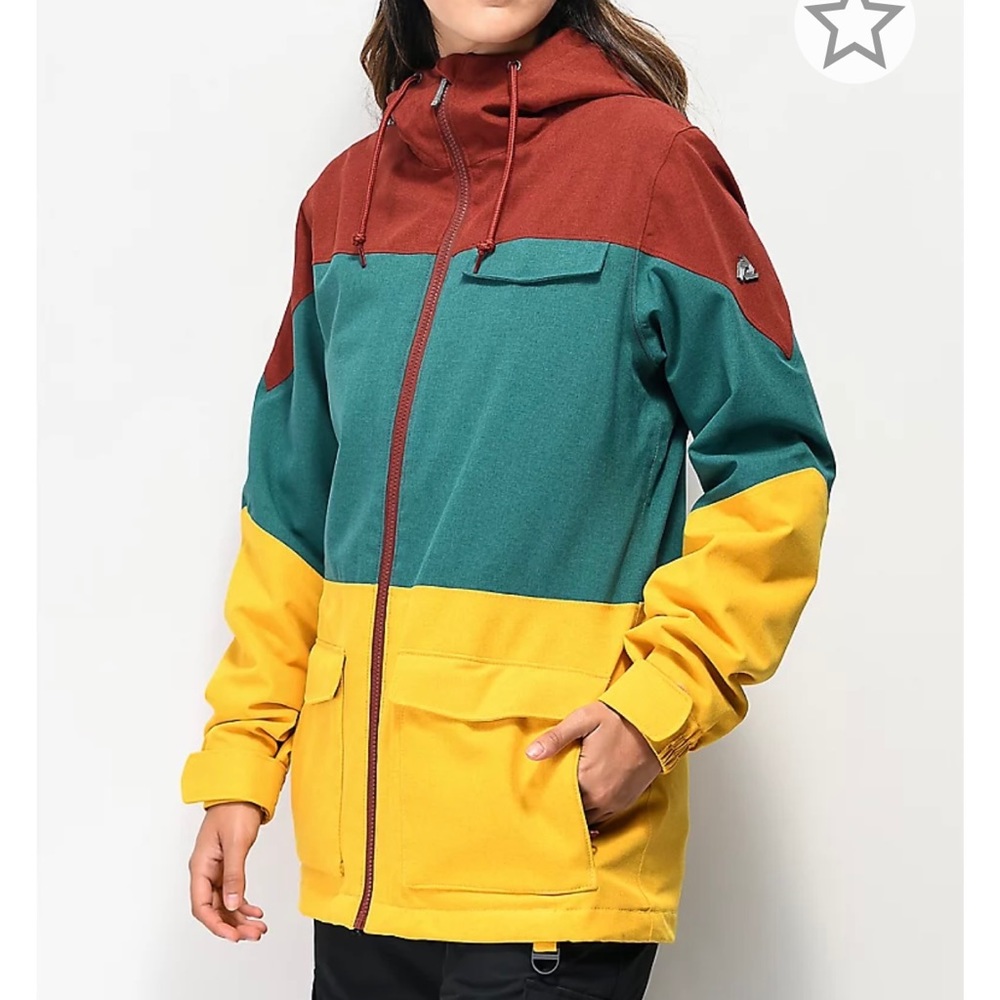 Zumiez Aperture Snowbirdie Colorblock 10K Snowboard Jacket